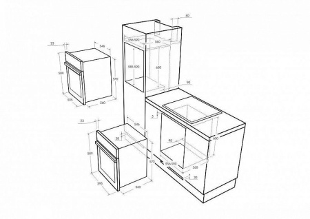 Встраиваемый электрический духовой шкаф Maunfeld MEOFG.676RILB.TR