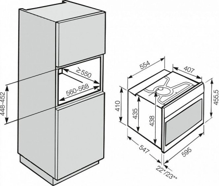 Духовой шкаф MIELE h 6401 b brws
