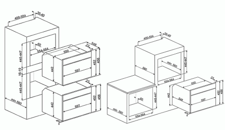 Духовой шкаф SMEG SF4920VCP1