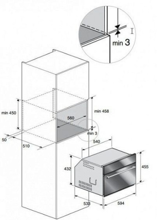 Пароварка встраиваемая BELTRATTO vfmc 4500n