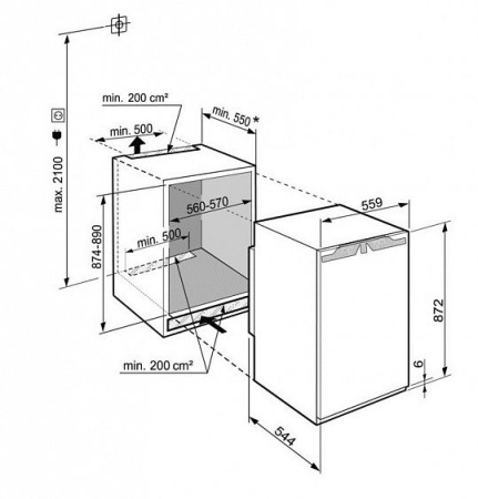 Морозильник LIEBHERR IG 1624-21 003