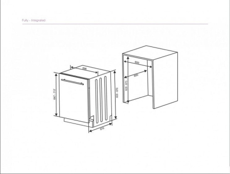 Посудомоечная машина VESTFROST VFDW 6041