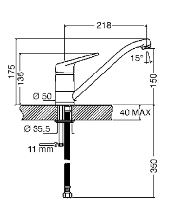 Смеситель SMEG mf11a2