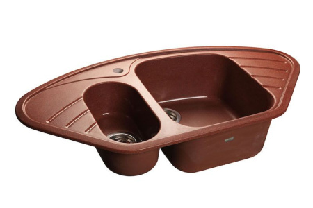 Кухонная мойка GRANFEST Corner GF-C960E красный марс