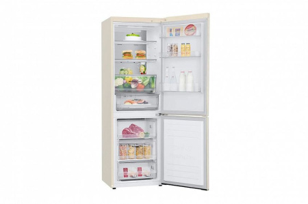 Холодильник LG GA-B459SEQM бежевый