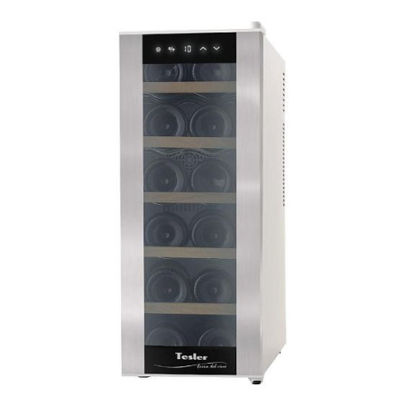 Винный шкаф TESLER WCV-125 SILVER