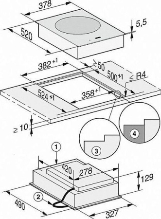 Варочная панель Miele CS 7611 FL