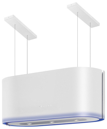 Островная вытяжка Konigin Serenity White 80