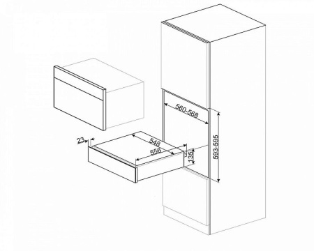 Подогреватель посуды SMEG CPR915N