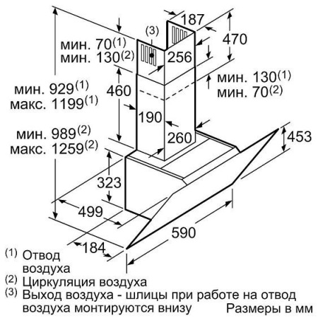 Вытяжка BOSCH DWK 67HM20