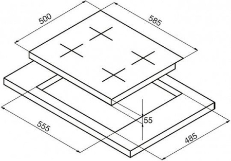 Поверхность KORTING HG 631 CTX