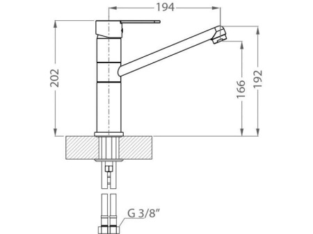 Смеситель ALVEUS Zenit CHR