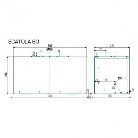 Вытяжка FABER SCATOLA BK A60 (305.0738.480)