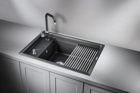 Кухонная мойка GRANULA KS-7305 чёрный