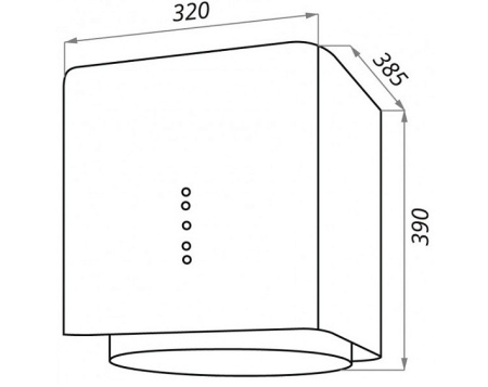Встраиваемая вытяжка MAUNFELD BOX FLASH 32 чёрный
