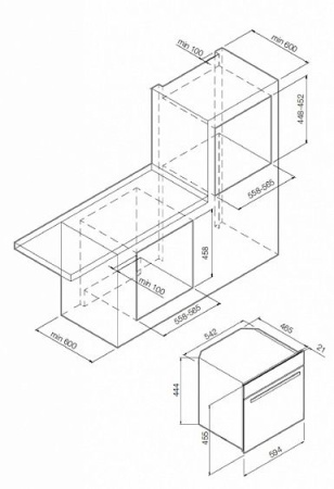 Паровой шкаф GRAUDE DEG 45.0 SG