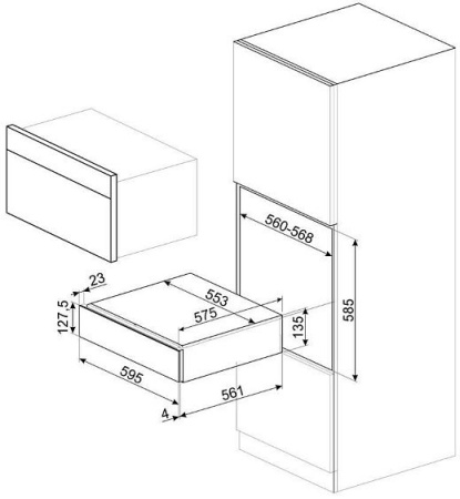 Вакууматор SMEG CPV115B3