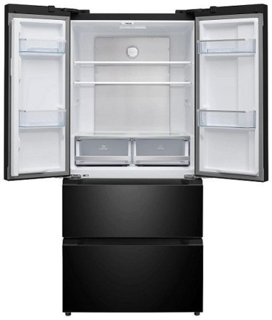 Холодильник MEFERI MFR83BLACK IX TOTAL NO FROST FRENCH DOOR COMFORT