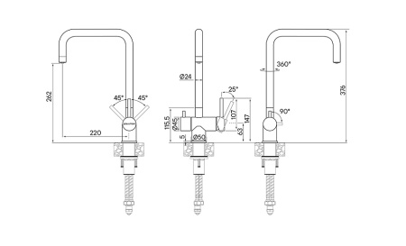 Смеситель PAULMARK Wetter We213030-418