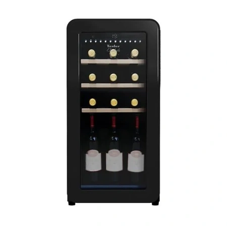 Винный шкаф TESLER CWC-188 BLACK LD