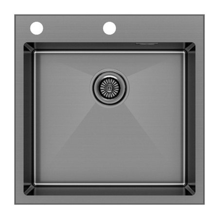 Кухонная мойка PAULMARK KRONER-EDGE PM775151-GM
