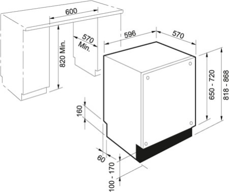 Посудомоечная машина встраиваемая полноразмерная FRANKE fdw 613 dhe a++