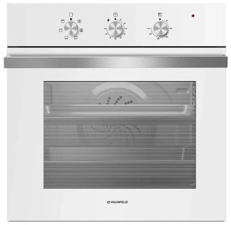 Электрический духовой шкаф MAUNFELD meof.676w (цвет белый+белое стекло)