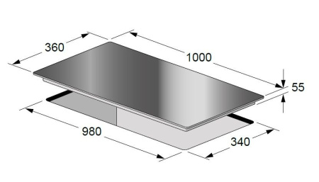 Варочная панель FULGOR CH 1004 ID TS BK