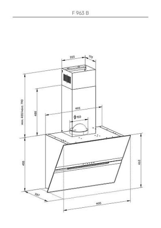 Вытяжка KUPPERSBERG F 963 B