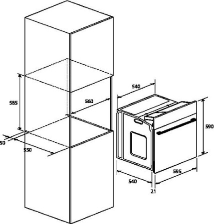 Духовой шкаф BELTRATTO fsp 6570b