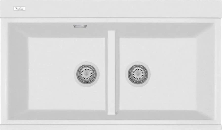Кухонная мойка RIVELATO FONDE 8638-2 Bianco latte