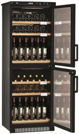 Винный шкаф Pozis ШВД-78 черный
