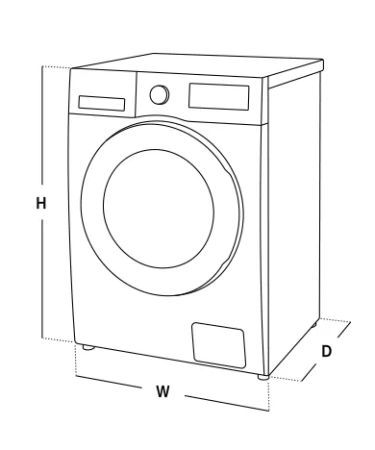 Стиральная машина SAMSUNG WW90DG5U34ABLP