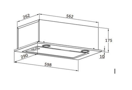 Вытяжка HOMSair Camelia 60RD нержавеющая сталь
