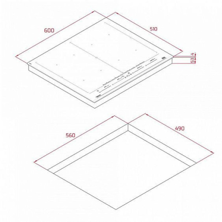 Варочная панель TEKA IZF 68700 MST BLACK