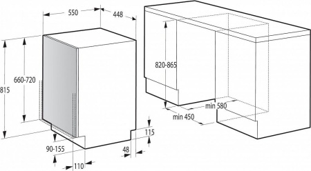 Посудомоечная машина GORENJE GV561D10