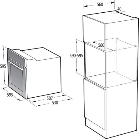 Духовой шкаф GORENJE BO6737E02AXK
