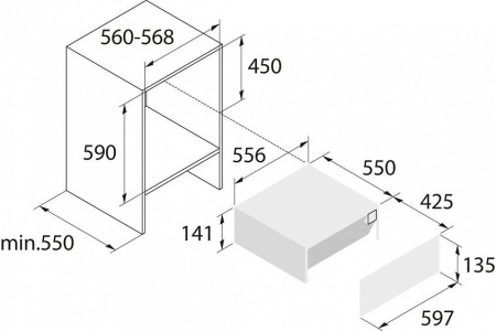 Подогреватель посуды ASKO ODW8127S