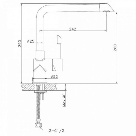 Смеситель LEMARK Expert LM5074S хром