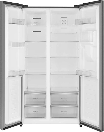 Холодильник WEISSGAUFF WSBS 590 Inverter NoFrost Water Dispenser Inox