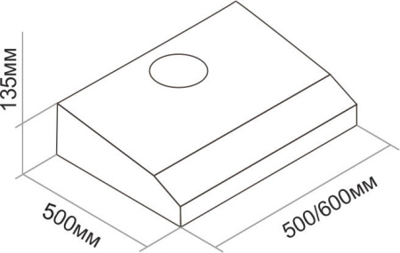 Вытяжка DARINA FLAP 601 W