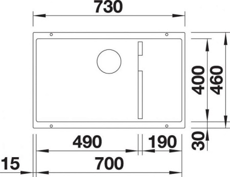 Кухонная мойка Blanco SUBLINE 700-U Level SILGRANIT отводная арматура InFino® антрацит гранит 523538