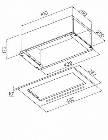 Вытяжка MEFERI SMARTBOX45BK POWER