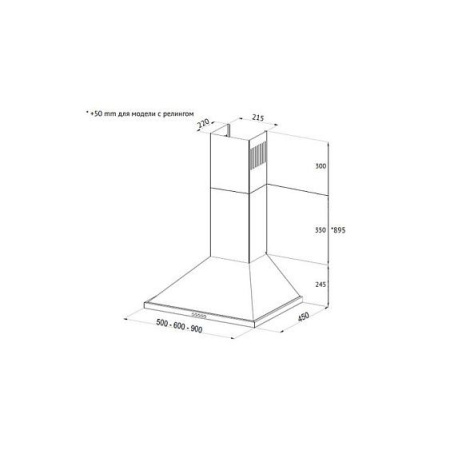 Вытяжка KORTING KHC 6750 RSI
