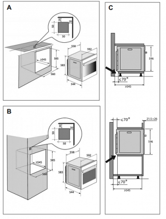 Духовой шкаф DE DIETRICH DOP7350W