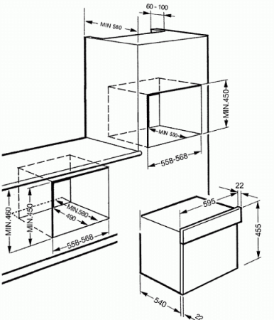 Духовой шкаф SMEG s45mcx2