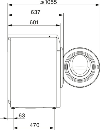 Стирально-сушильная машина MIELE WTD163WCS