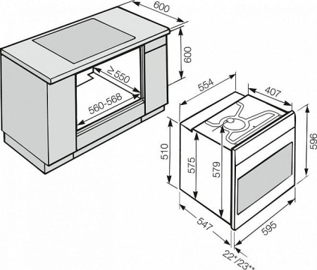 Духовой шкаф MIELE H6160B EDST/CLST сталь CleanSteel