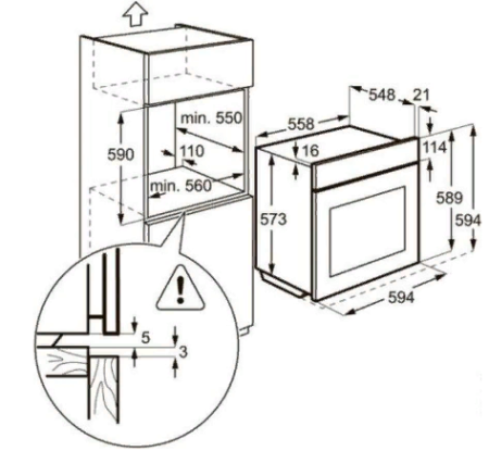 Газовый духовой шкаф ZANUSSI zog511217s