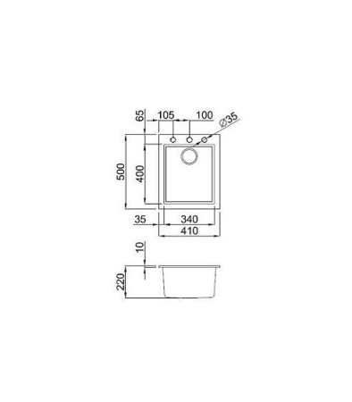 Мойка OMOIKIRI  bosen 41-sa tetogranit/песочный 4993143